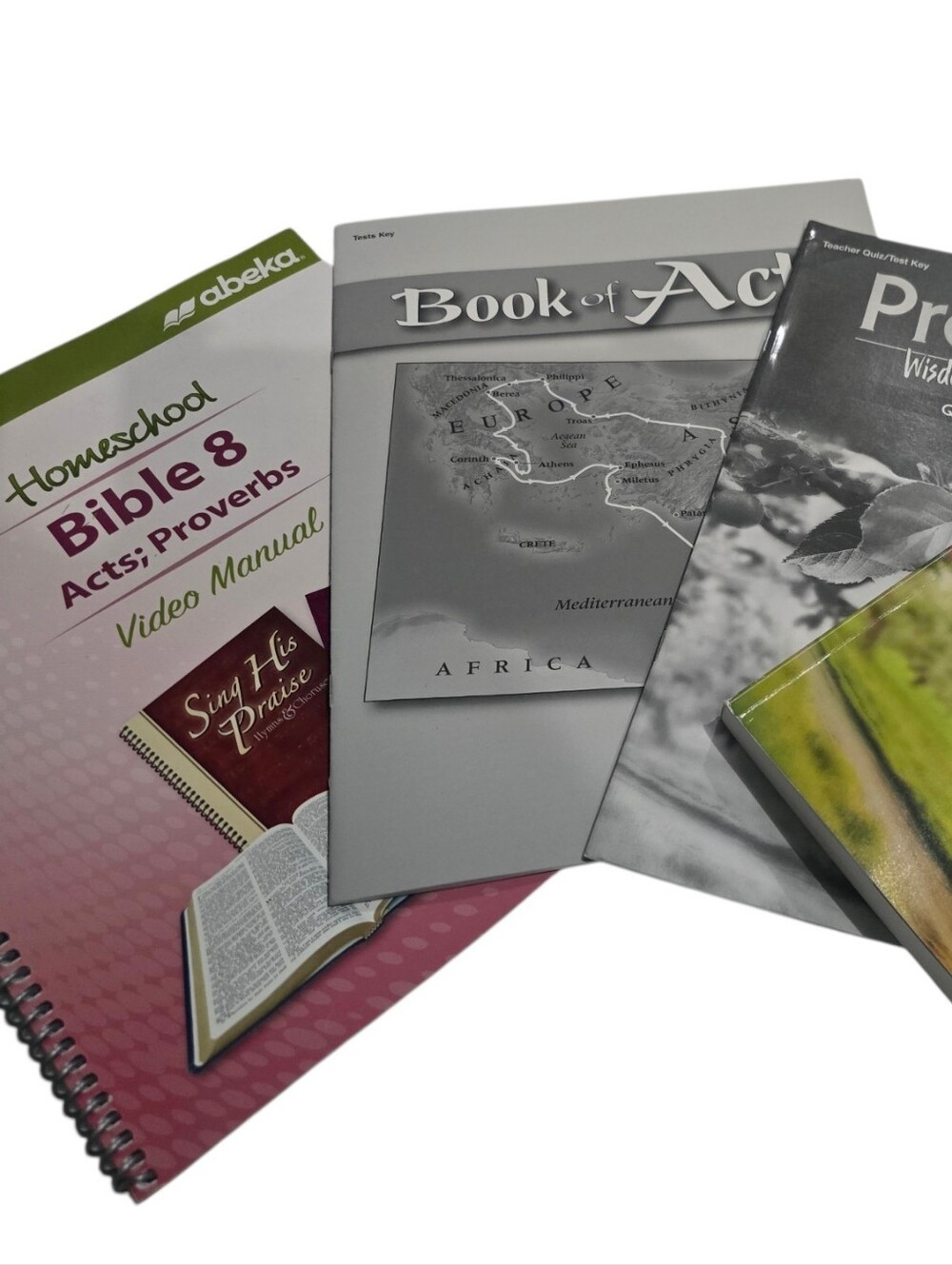 Abeka 8th Grade Bible Proverbs Wisdom for Your World Quiz/Test Key